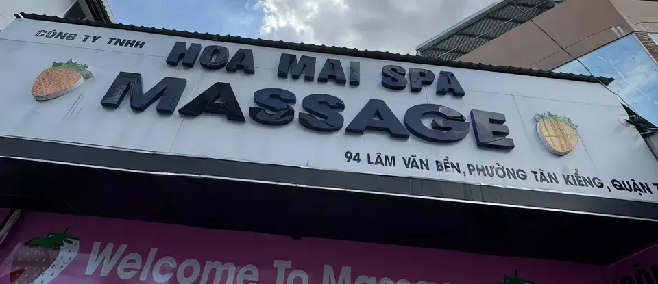 胡志明市 7 郡 草莓搓澡 SPA(Hoa Mai Spa) 建築 外觀 全景