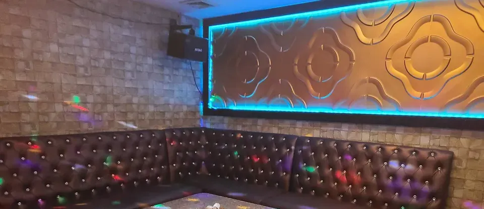 溫馨的 大型 沙發與 KTV 房間